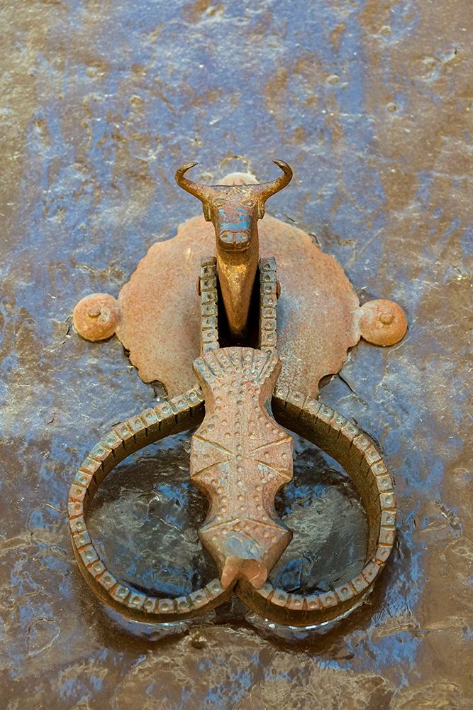 Rhonda, Spain. Bull door knocker